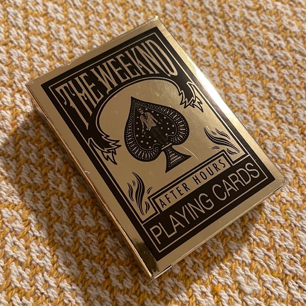 The Weeknd Playing Cards